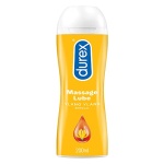 Durex Lube Sensual Massage and Lubricant Gel for Men & Women - 200ml | Water based lube | Compatible with condoms & toys