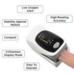 Onsafe Finger Pulse Oximeter Blood Oxygen Saturation meter & Heart Rate Monitor, FDA, CE Oxymeter Finger and Pulse O2… - Image 4