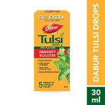 Dabur Tulsi Drops- 50% Extra: Concentrated Extract Of 5 Rare Tulsi For Natural Immunity Boosting & Cough And Cold Relief… - Image 3
