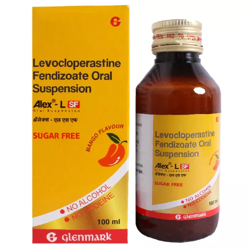 87107-1-800 Alex-L Cough Syrup Mango - Image 1