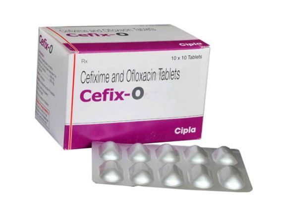 cefix-o-cefixime-ofloxacin-tablet Cefix-O Tablet - Image 1