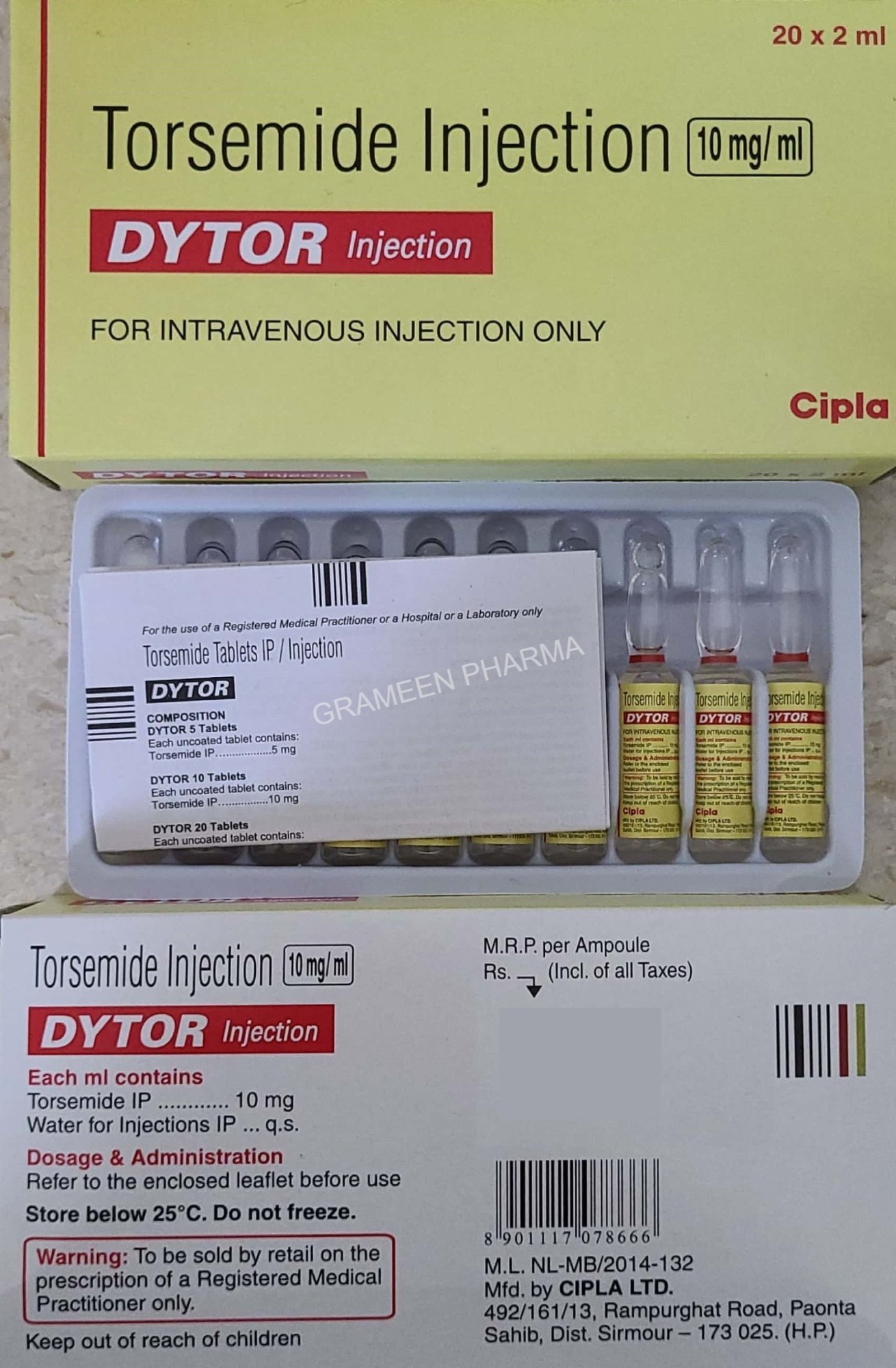 dytor-inj-10mg-torsemide- Dytor Injection - Image 1