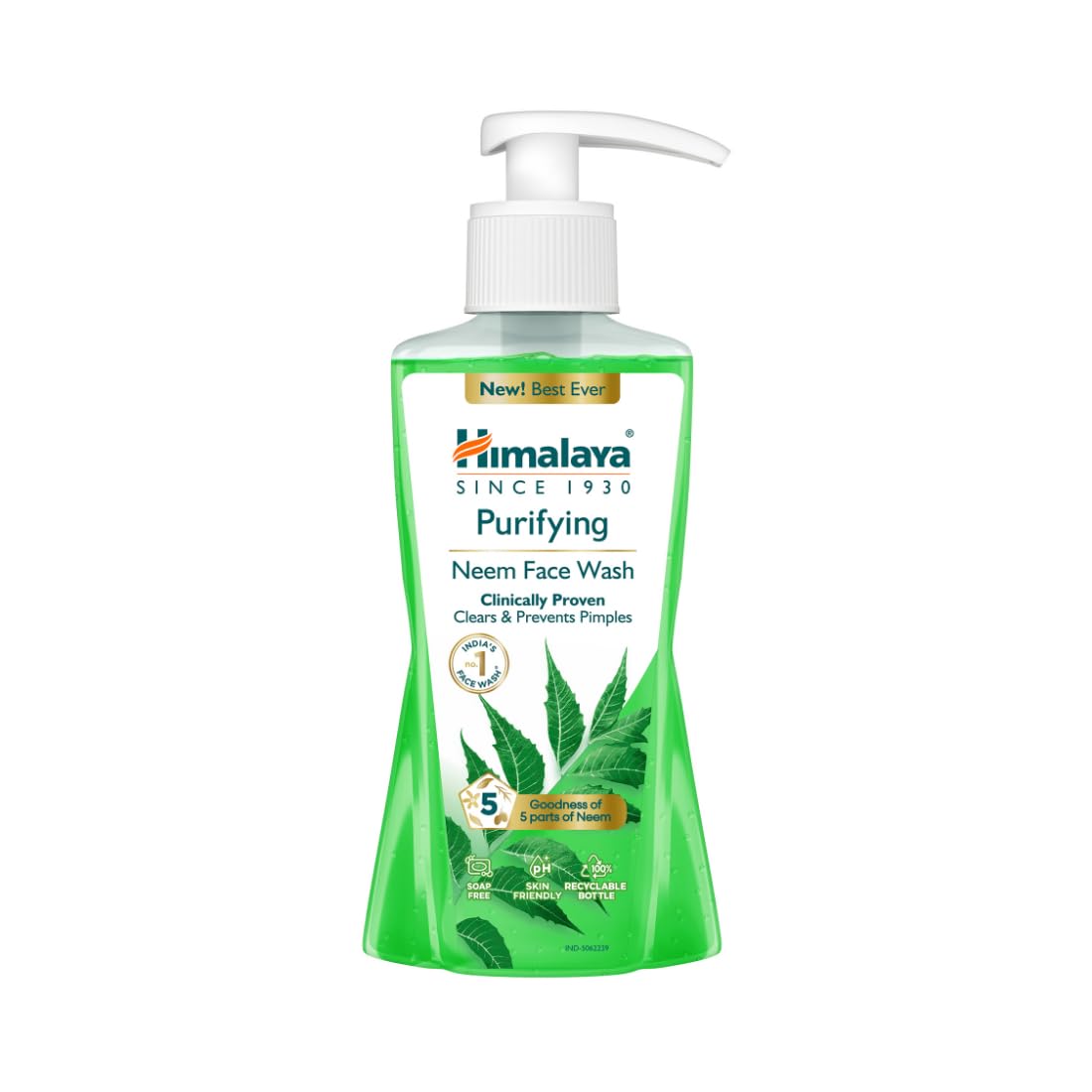 51StOFBLzNL._SL1100_ Himalaya Herbals Purifying Neem Face Wash with Turmeric | For Acne & Pimple Relief | Paraben and Soap Free Face Care Product - Image 1