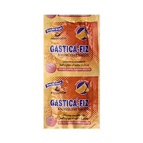 Gastica-Fiz Effervescent Tablet Orange Sugar Free Gastica-Fiz Effervescent Tablet Orange Sugar Free - Image 1