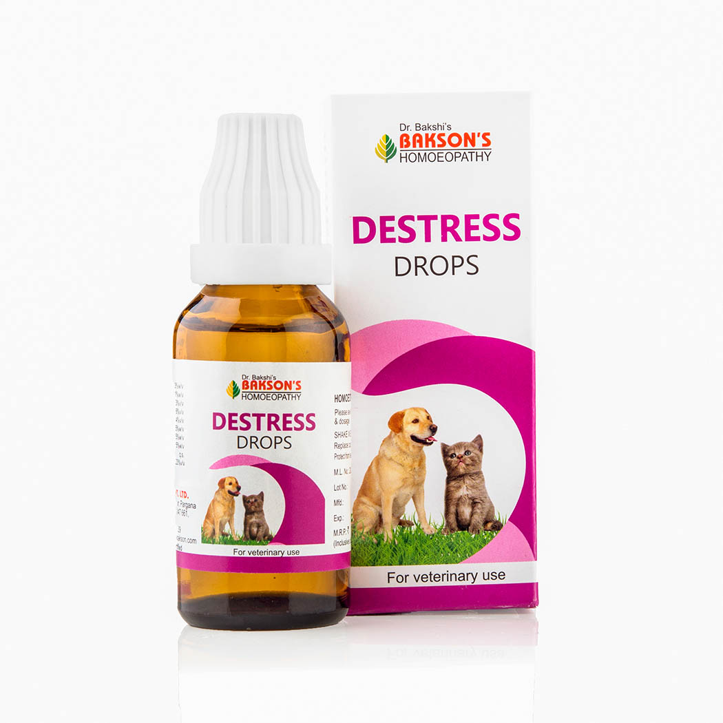 104 Bakson's Homoeopathy Distress Drop for Veterinary Use - Image 1