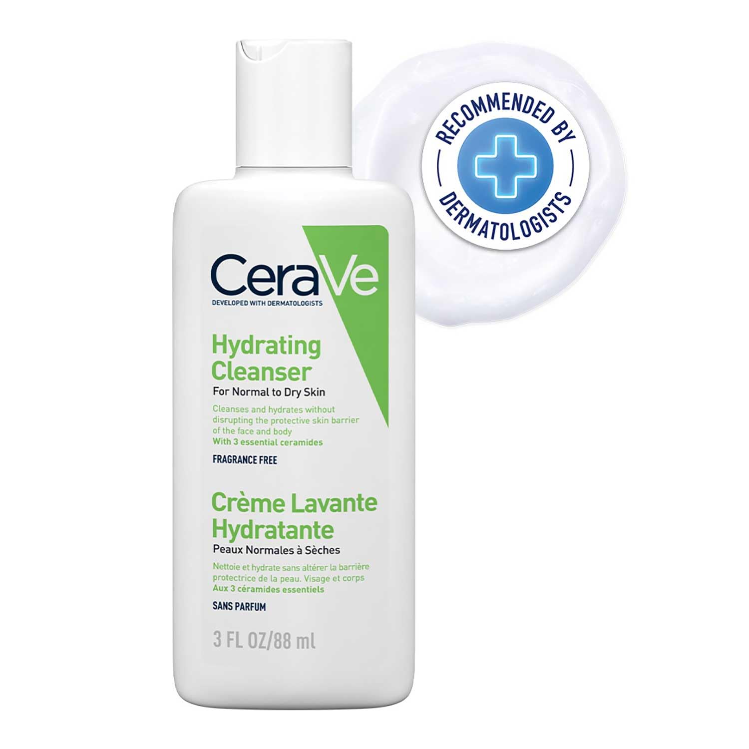 61fgFgTzV2L CeraVe Hydrating Cleanser for Normal to Dry Skin | 88 ml - Image 1