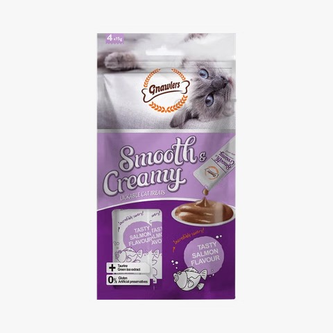 WhatsApp Image 2026-03-11 at 11.46.26 AM Gnawlers Smooth & Creamy Lickable Cat Treat (4Each) Tasty Salmon | 1 Pack - Image 1