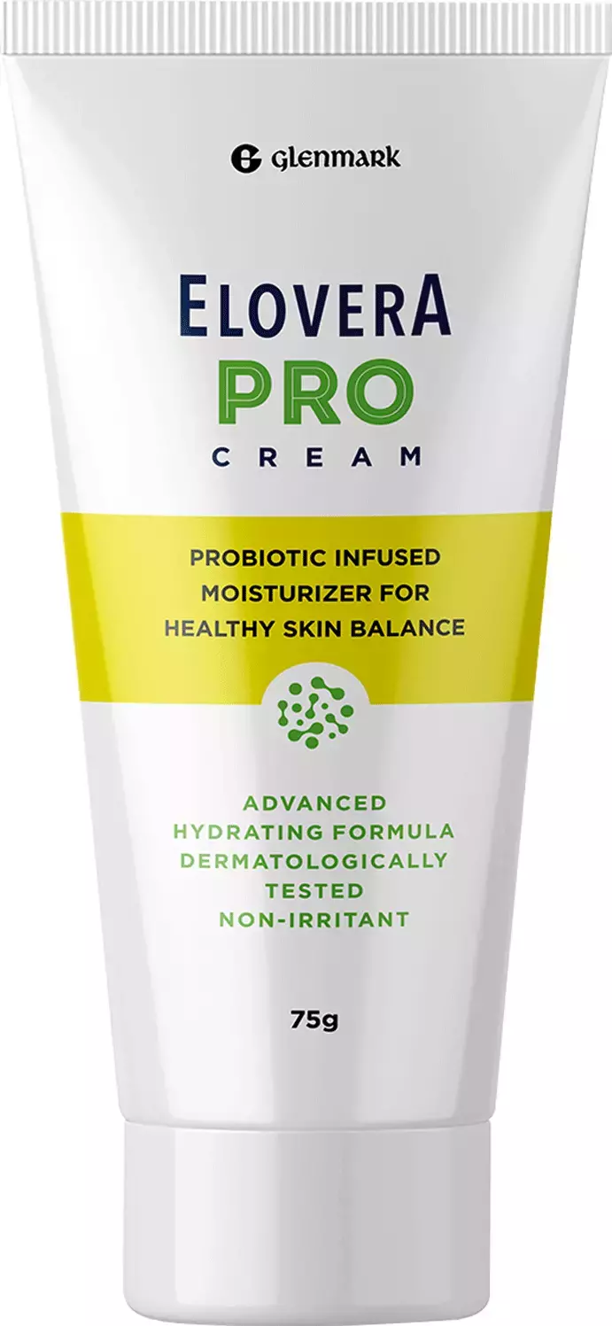 elovera-pro-cream-75g-2-1671743745 Elovera Pro Moisturising Cream with Cocoa Butter, Shea Butter & Mango Butter | Probiotic Infused for Healthy Skin Balance - Image 1